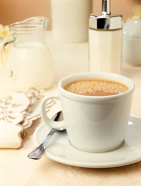 frothy coffee
