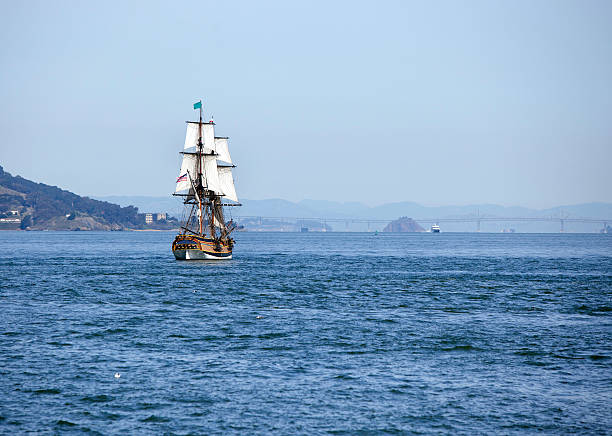 istock Ship in San Francisco Bay California 183887527