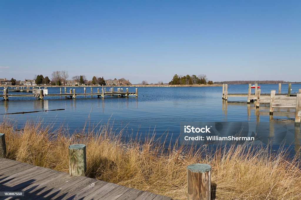 Miles River, vue panoramique (St. Michaels, Maryland - Photo de Côte Est du Maryland libre de droits