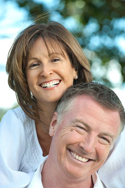 istock Mature couple outdoors 183888967