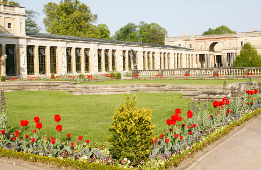 Gardens of Orangery Palace in Potsdam, Germany