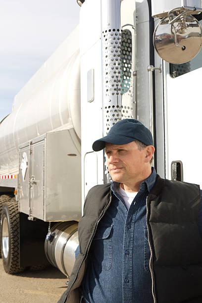 istock Trucker and Tanker 183890061