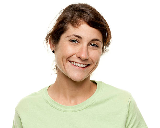 istock Happy Smiling Young Woman Portrait 183890345