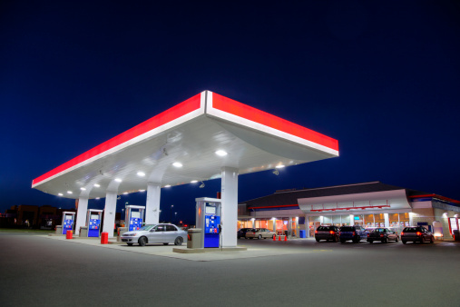 London, UK-May 19, 2023: The petrol station of Esso in London. Esso is a trading name for ExxonMobil.