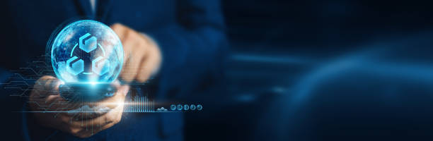 istock Businessman using mobile smartphone on global network connection for Supply Chain Management (SCM) and logistics with efficient inventory tracking. 1838911760
