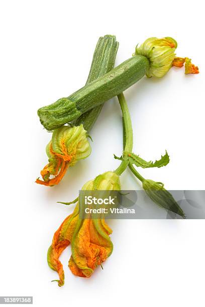 Zucca Freschi - Fotografie stock e altre immagini di Fiore - Fiore, Zucchino, Alimentazione sana