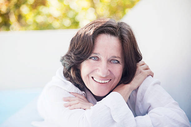 istock Beautiful Mature Woman Smiling 183891494