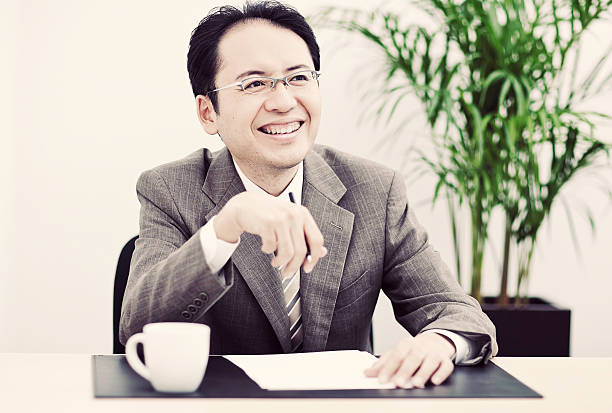 istock Japanese Business Man 183891563