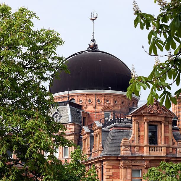 greenwich, royal observatory edificio sur - royal observatory fotografías e imágenes de stock