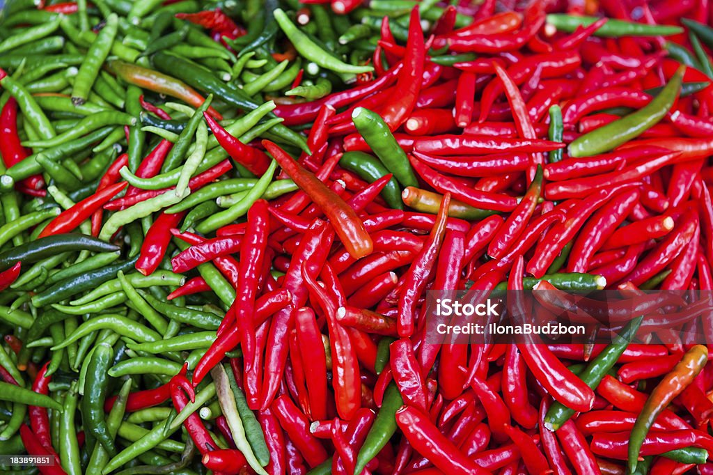 Hot Chili Peppers - Foto de stock de Abundância royalty-free