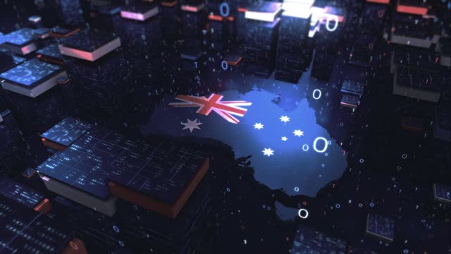 4K-Digital Australia Map