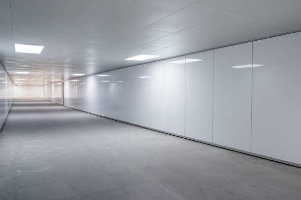istock Empty and bright underground pedestrian passage in Shanghai, China 1838922874