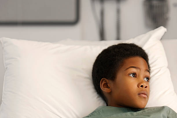 istock Little boy in the hospital 183892380