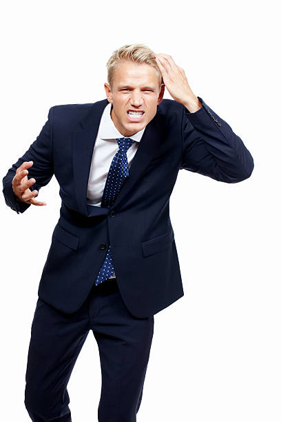 istock Business man showing frustration 183892509