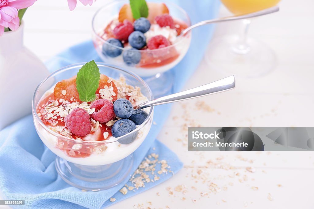 Yogurt dessert Yogurt dessert - XXXL Image Berry Fruit Stock Photo