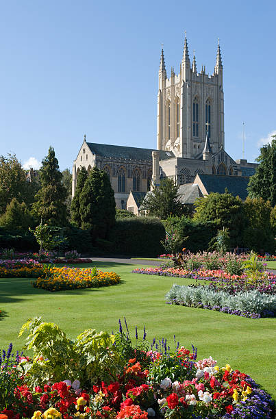 istock Bury St Edmunds Cathedral and Abbey Gardens 183893320