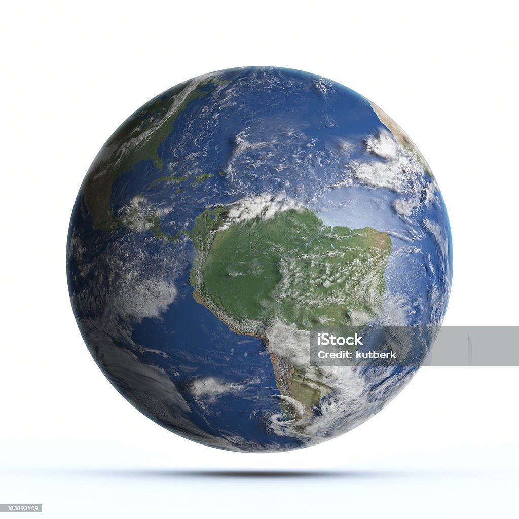 Planet Erde Südamerika - Lizenzfrei Flut Stock-Foto
