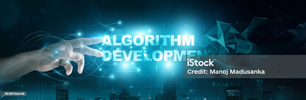 Algorithm Developer Touching Algorithm Development Word On Global ...