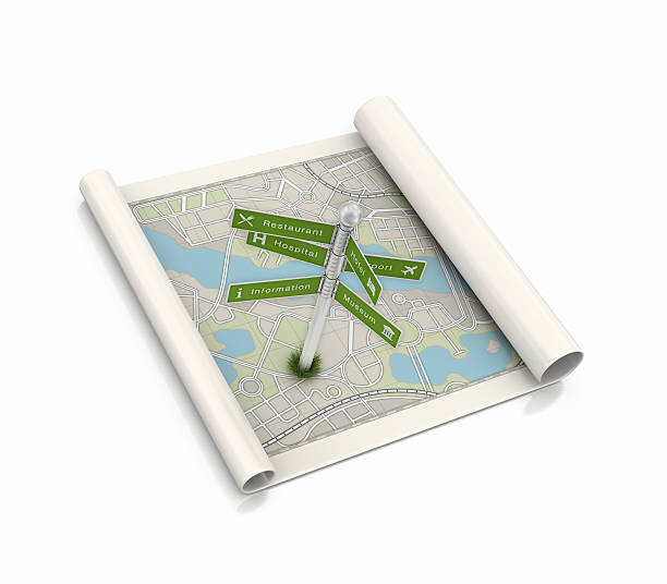 istock city map and turist sign post 183893818