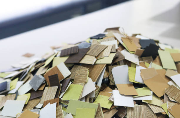 istock Laminate finishing waste for recycle. 1838969966