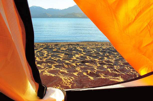 istock Morning in the tent. 183897096