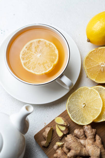 istock A cup of tea with lemon and ginger and mint 1838985057