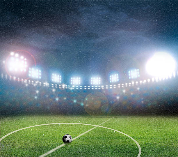 istock Sports arena spotlights 183904788