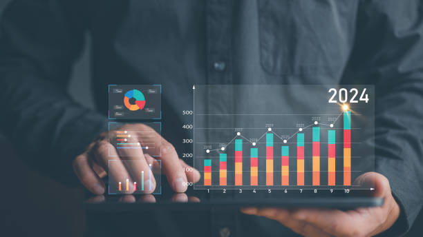 istock Analyst working in Business Analytics and Data Management System to make report with KPI and metrics connected to database. Corporate strategy for finance, operations, sales, marketing. 1839053443