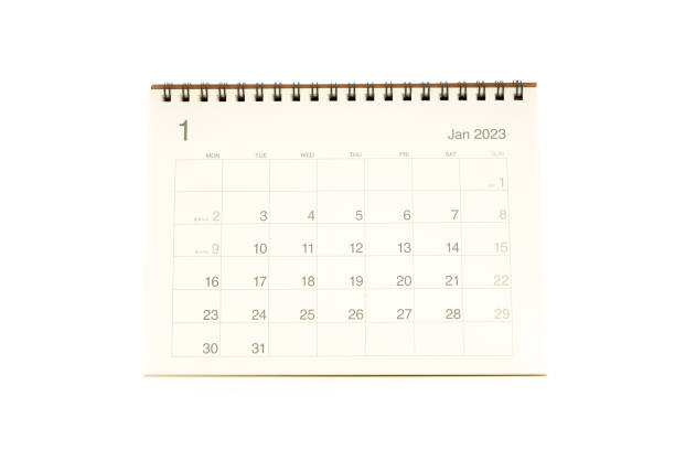 istock January calendar 2023 desktop isolated on white background 1839057513