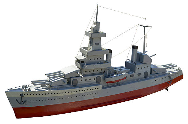 handmade  wood warship