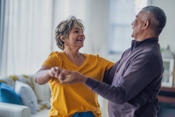 istock Senior Couple Dancing 1839077820