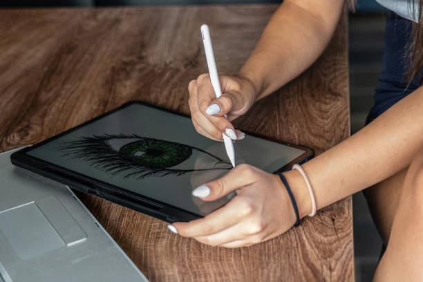 istock E-learning. Homeschooling Gen Z girl. 1839119478
