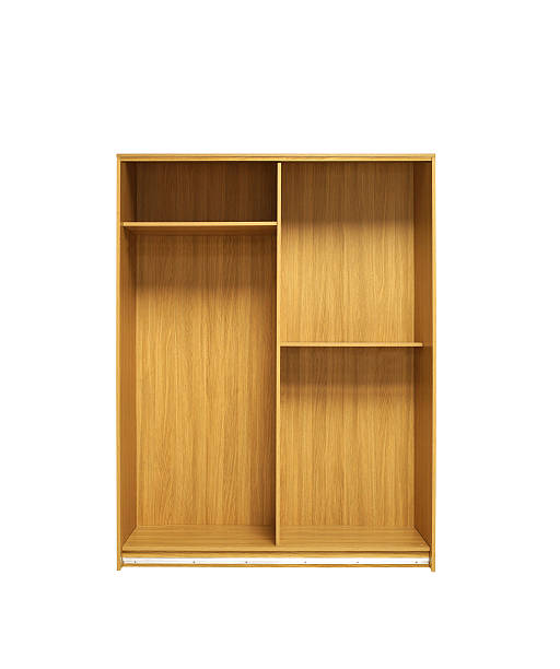 istock Wooden cabinet 183929028