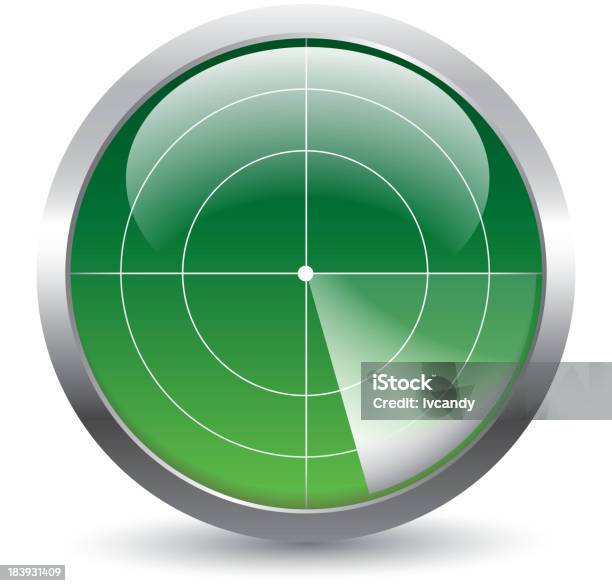 Radar Stock Vektor Art und mehr Bilder von Radar - Radar, Computerbildschirm, Drehtür