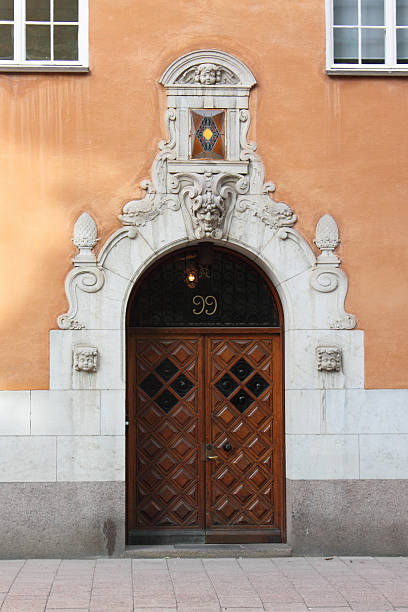 Swedish Doorway stock photo