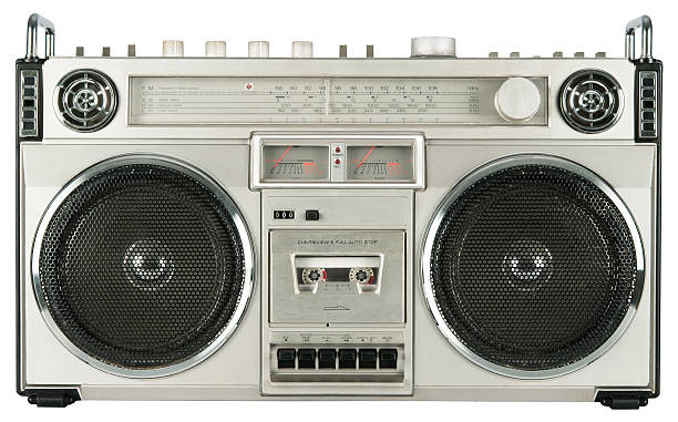 Vintage radio cassette recorder