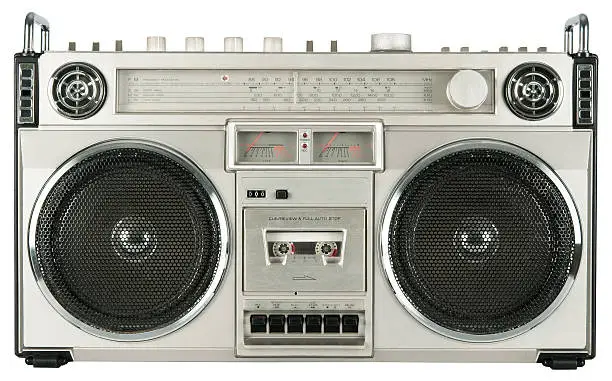 Photo of Vintage radio cassette recorder