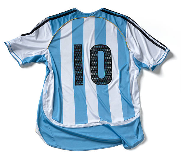 футболка сборной аргентины - argentinian ethnicity стоковые фото и изображения