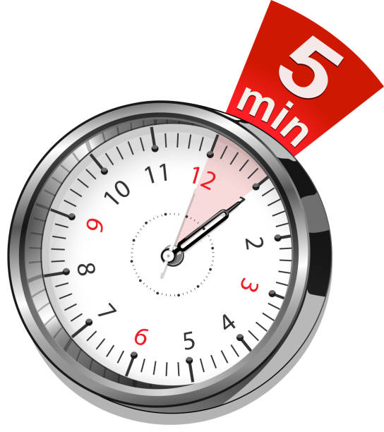 timer 5 minutes Vector illustration - timer 5 minutes. See also: five minutes stock illustrations