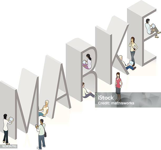 Marke Word Art Stock Illustration - Download Image Now - Adulation, Adult, Art