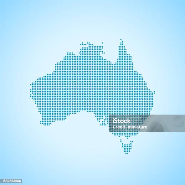 Abstract Aussie Map Australia Map Stock Illustration - Download Image Now - Abstract ...