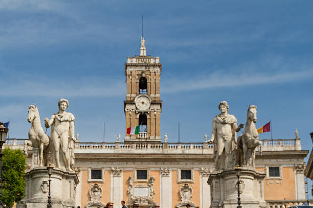 istock Campidoglio square (Piazza del Campidoglio) in Rome, Italy 183936539