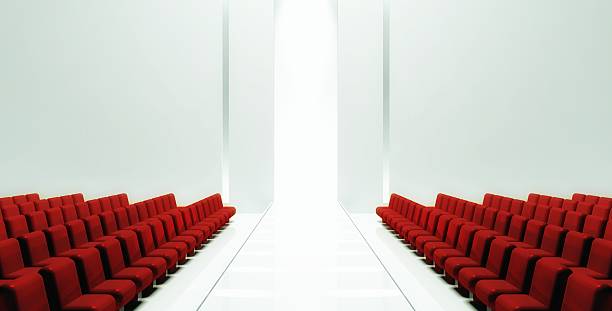 3d Empty fashion runway 3d Empty fashion runway catwalk stage stock pictures, royalty-free photos & images