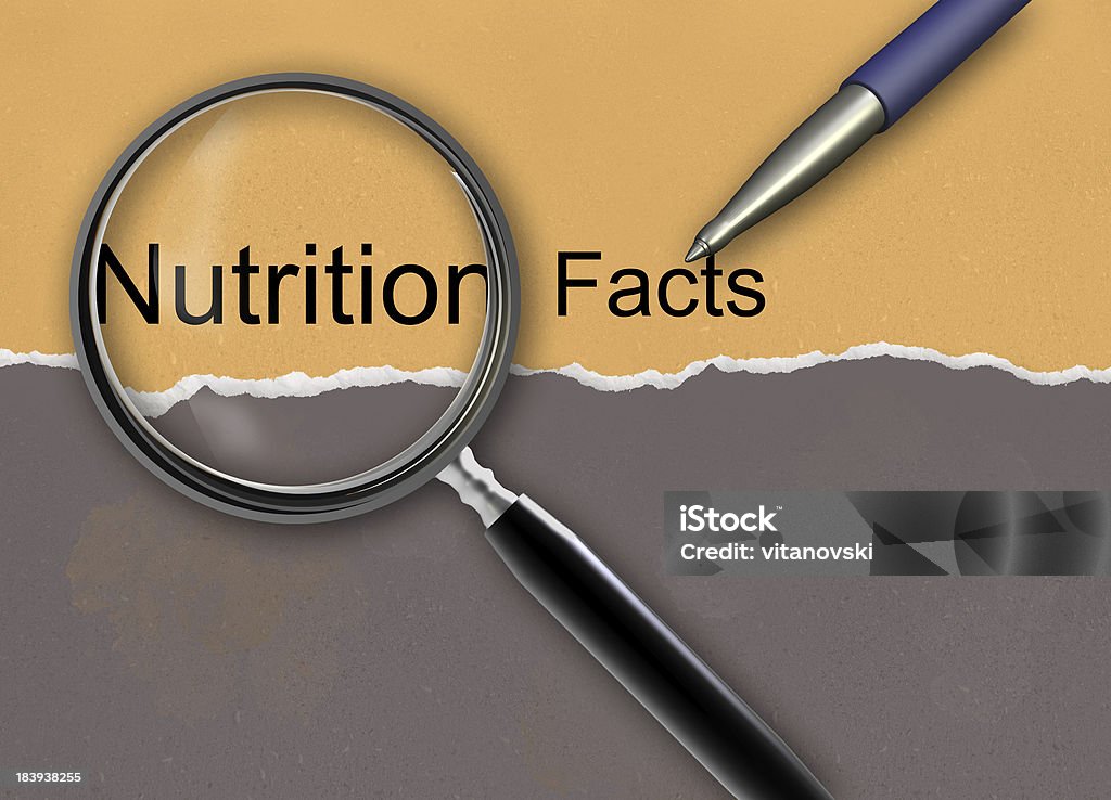 Fatos de nutrição - Foto de stock de Abundância royalty-free