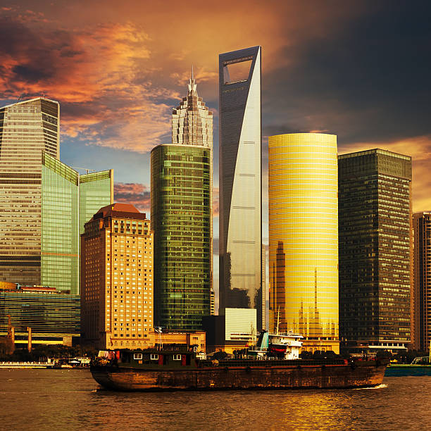 istock panorama of Shanghai 183938636