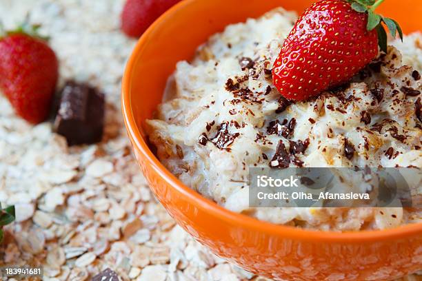 Porridge With Fruit Healthy Breakfast Stock Photo - Download Image Now - Berry Fruit, Bowl, Breakfast