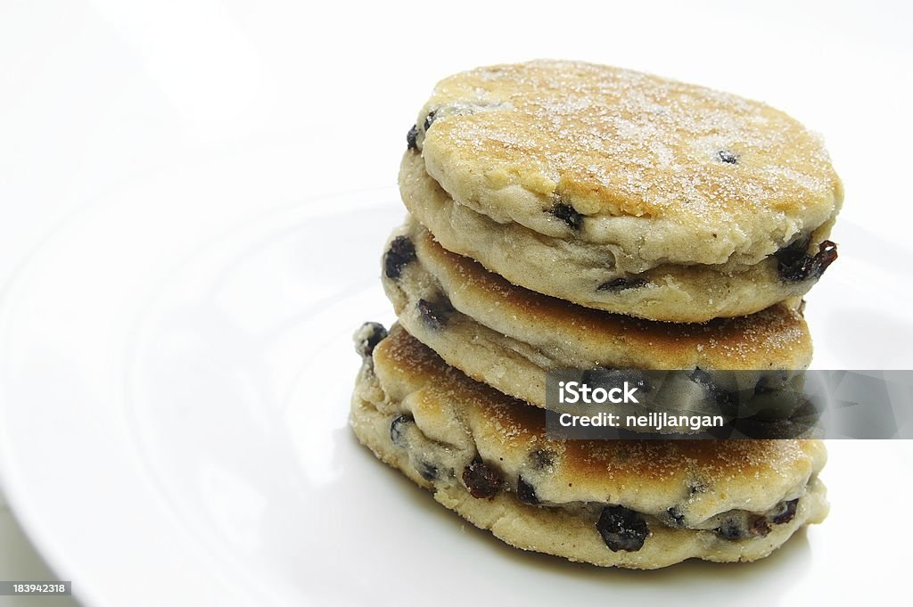 welsh cakes on white background welsh cakes in stack on white background Art And Craft Stock Photo