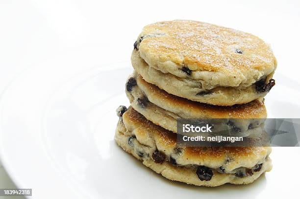 Welsh Cakes On White Background Stock Photo - Download Image Now - Art And Craft, Cake, Cooking Pan
