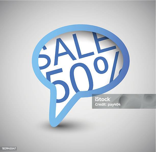 De Fala Venda 50 - Arte vetorial de stock e mais imagens de Balão de Fala - Balão de Fala, Balão de conversa online, Convite