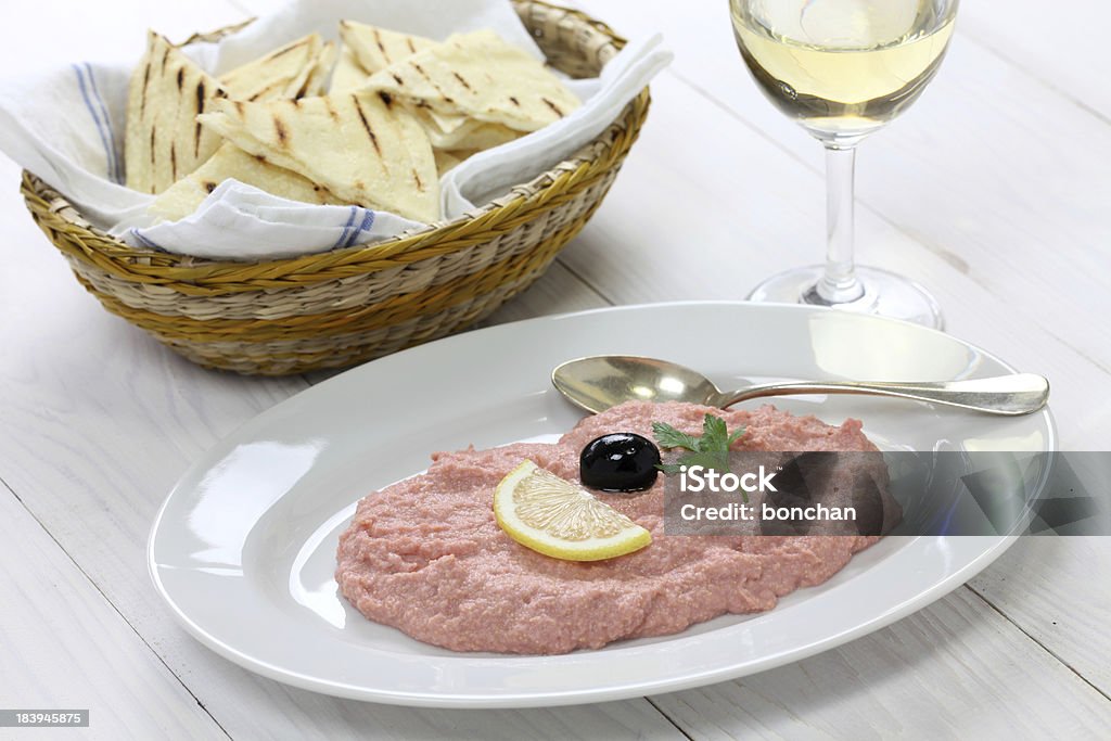 taramasalata cod roe dip, Greek food Appetizer Stock Photo